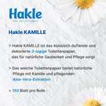 Hakle - Toilettenpapier Kamille 24 Rollen [PRIME/Sparabo; für 7,47€ bei 5 Abos]