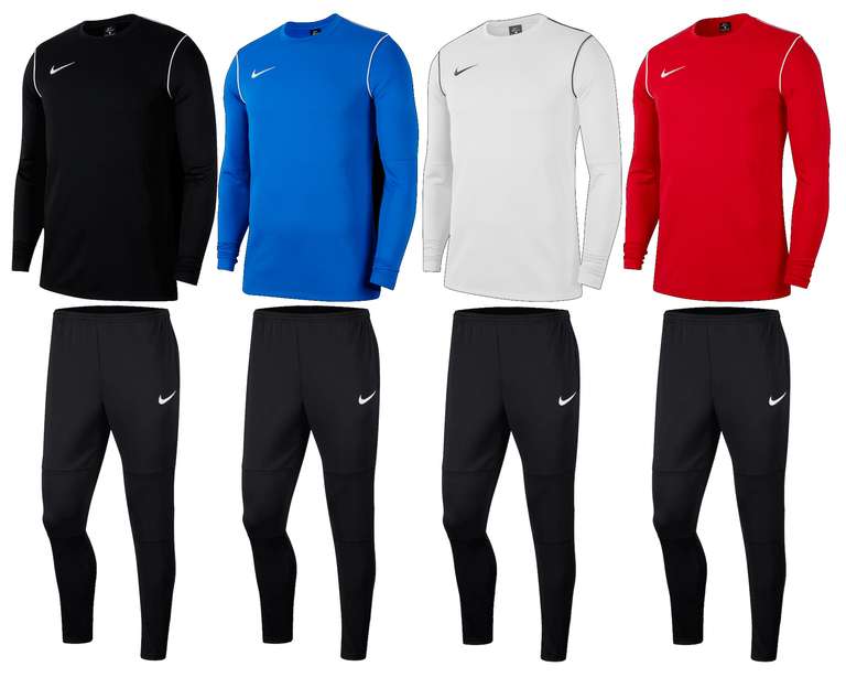 Nike Trainings-Outfit Park 20 (Oberteil Park 20 und Trainingshose Park 20) in Gr. S - XXL in verschiedenen Farben