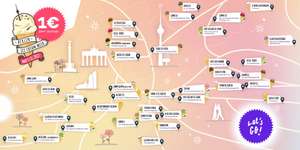 Berlin Ice Cream Week: Spezielle Eis-Sorten für 1€ pro Kugel in 37 teilnehmenden Eisdielen