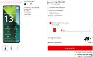 O2 Netz: Xiaomi Redmi Note 13 Pro 5G 256GB im Allnet/SMS Flat 10GB LTE für 9,99€/Monat, 49€ Zuzahlung, 30€ Wechselbonus