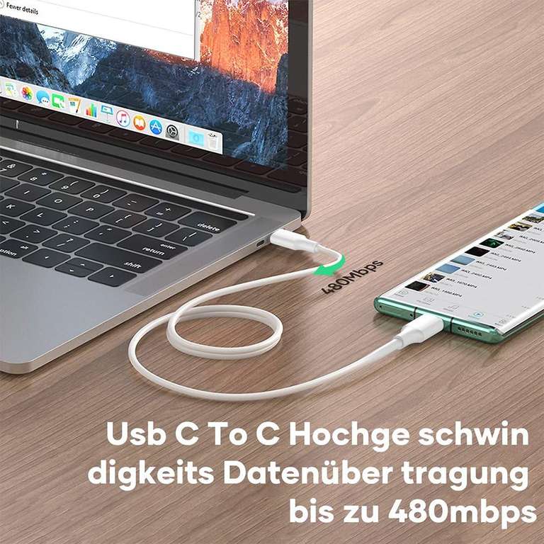 2x USB C Schnellladegerät 20W 2x USB C Kabel. Aktuell mit 40% Werberabatt. Kostenloser Versand mit Prime