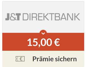 [Spartanien] 15€ Gutschein (Amazon) für Kontoeröffnung - J&T Direktbank Tagesgeldkonto