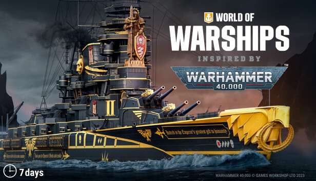 [Steam] World of Warships DLC World of Warships × Warhammer 40,000 Paket kostenlos