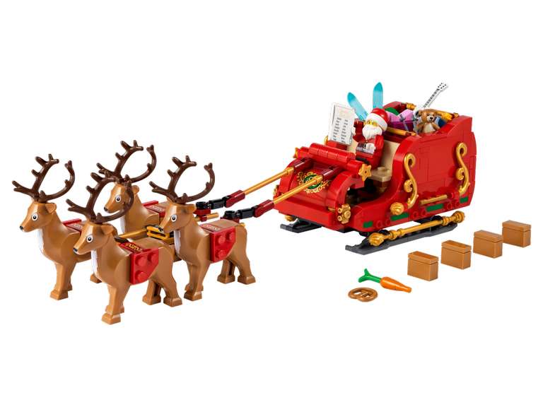 LEGO 40573 Weihnachtsbaum / LEGO 40640 Nussknacker / LEGO 40499 Schlitten des Weihnachtsmanns