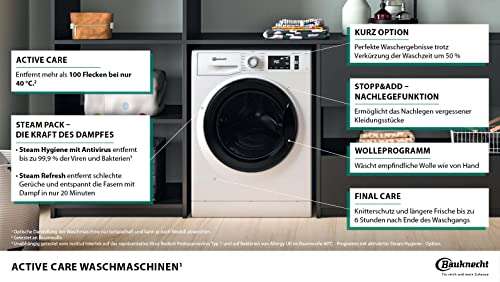 Bauknecht W Active 8A Waschmaschine Frontlader / 8kg