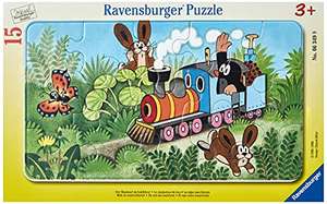 Ravensburger Kinderpuzzle - 06349 Der Maulwurf als Lokführer - Rahmenpuzzle mit 15 Teilen - für 2,99€ (Amazon Prime und Thalia Club)