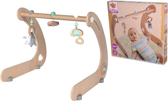 [babymarkt] Eichhorn Baby Pure Spielbogen (100% FSC zertifiziertem Buchenholz, höhenverstellbar in 3 Stufen, 56x60x52 cm, ab einem Jahr)