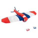 Orao Kinder Lenkdrachen 3D Flugzeug/Plane 170 mit zwei Lenkgriffen, Spannweite: 156 cm