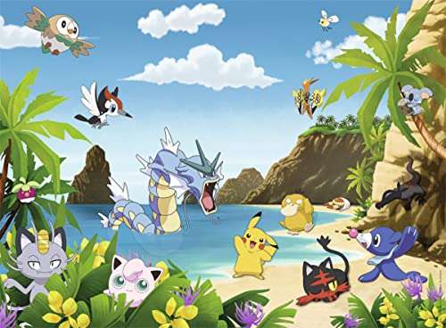Ravensburger: Schnapp sie dir alle! - Pokémon-Puzzle für Kinder ab 8 Jahren, mit 200 Teilen im XXL-Format (49x36) für 5€ (Prime) 12840