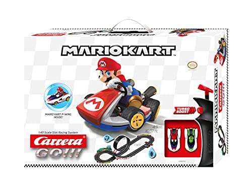 Carrera Go!!! Mario Kart - P-Wing Autorennbahn für Kinder ab 6 Jahren & Erwachsene