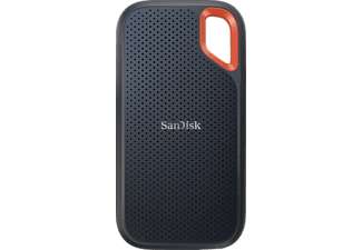 SANDISK Extreme Portable V2 Speicher, 2 TB SSD, extern, Grau/Orange