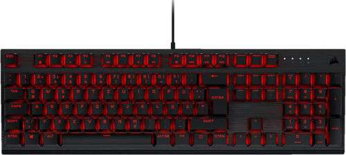 CORSAIR K60 PRO - Mechanische Gaming-Tastatur (kabelgebunden USB, Cherry Viola, N-Key Rollover, Anti-Ghosting)