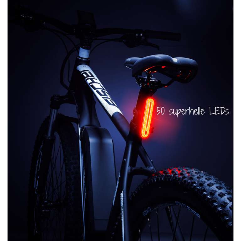 Fischer LED-Stabrückleuchte (StVZO-konform, 20 lm, Micro-USB, 4,5h Akkubetrieb) für 8,50€ mit Click & Collect