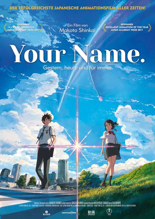 [Sammeldeal Itunes] Anime-Filme für 3,99€, z.B. Your Name., Weathering With You, Paprika, Der Junge und das Biest und weitere