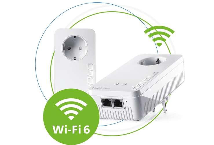 zusätzlicher WLAN-Adapter beim Kauf eines Devolo Magic 2 WiFi 6 Powerline Starter-Kits