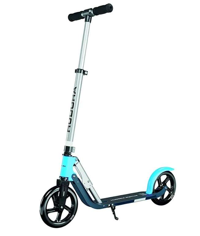 HUDORA BigWheel 205 Pure Scooter/Tretroller für Kinder ab 6 Jahre, bis 100 kg belastbar, klappbar & höhenverstellbar