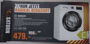 [Saturn] Gutscheinheft Bosch WAU 28 R 00 WAU28R00 Waschmaschine 479€ bei Abholung