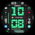 SH093 Watch Face, WearOS watch [WearOS Watchface][Google Play Store]