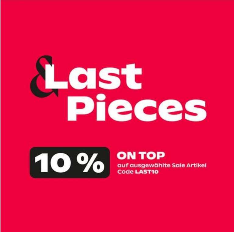 (Peek & Cloppenburg) 10% Rabatt on Top im Last Piece Sale auf alle bereits stark reduzierten Einzelteile (11.468 Artikel)