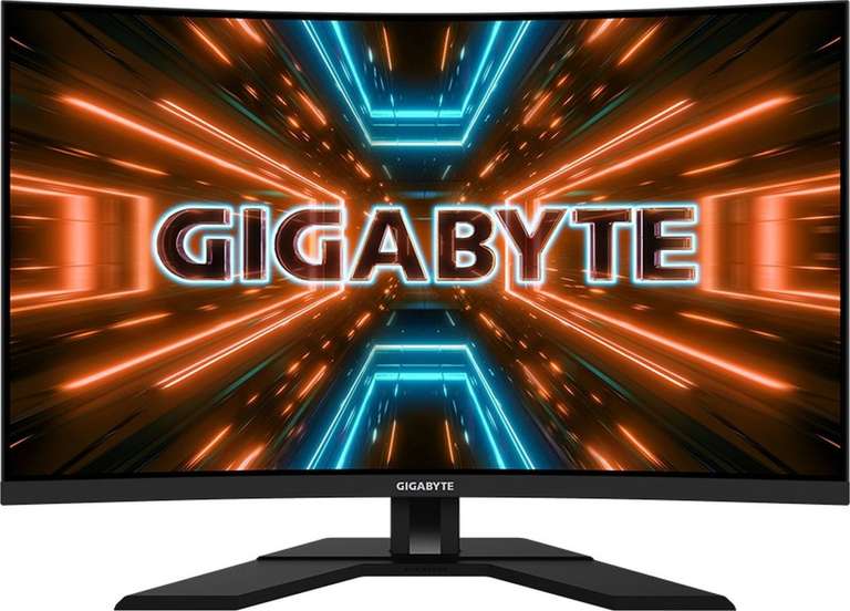 GIGABYTE M32UC (31,5 Zoll UHD) 4K Curved Monitor mit HDMI 2.1, 160 Hz VA Panel mit 1ms Reaktionszeit, höhenverstellbar