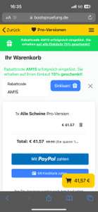 15% Rabatt auf die Pro-Versionen - Bootspruefung.de