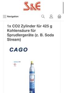 (Lokal Dortmund) CO2 Kohlensäure Flasche Ersatzzylinder für Wassersprudler