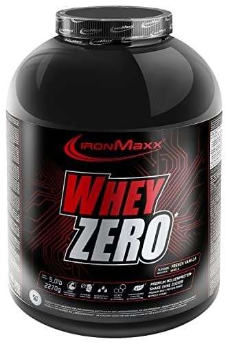 2,27 kg IronMaxx Whey Zero Vanille Molke Protein Isolat Shake Pulver