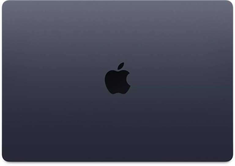 Apple MacBook Air 15" M2 8/256GB in Midnight | 15.3“, 2880x1864, 16:10, IPS, 500nits | 10 Core GPU | 2x TB 3 | lüfterlos | 66.5Wh | 1.51kg