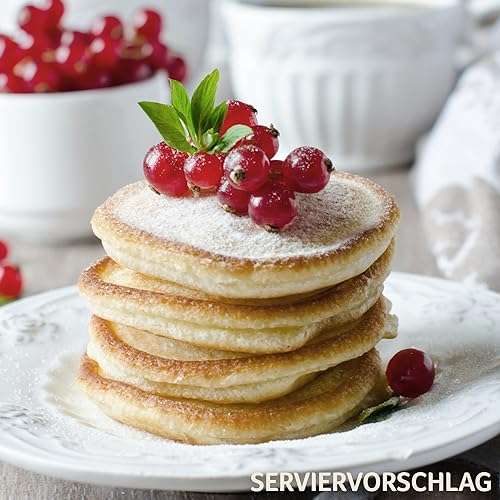 Mondamin American Style Pancake Teig-Mix für 12 bis 14 leckere Pfannkuchen nur Milch zugeben und schütteln 8x 215 g (12,74€ mit Sparabo))
