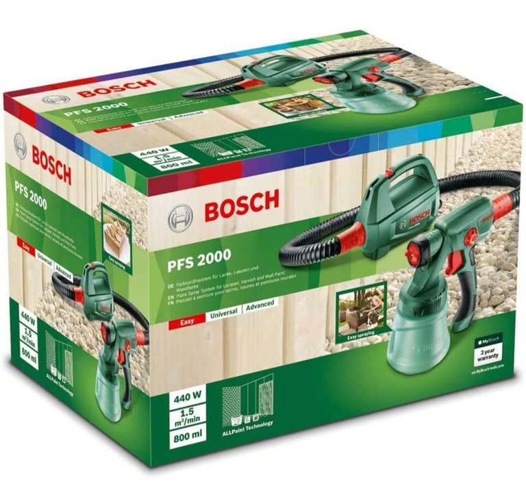 Bosch elektrisches Farbsprühsystem PFS 2000 (440 Watt, im Karton) PRIME