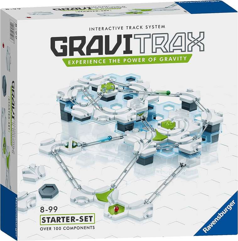 Ravensburger GraviTrax Starter Set Erweiterbare Kugelbahn, Murmelbahn, Lernspielzeug und Konstruktionsspielzeug ab 8 Jahren [Amazon UK]