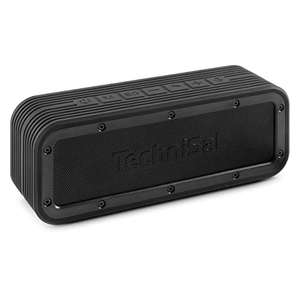 [Prime] TechniSat BLUSPEAKER OD TWS Bluetooth-Lautsprecher (30 Watt, Freisprecheinrichtung mit Mikrofon, IPX6, Akku, USB-C, True-Wireless)