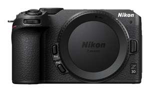 Nikon Z 30 Gehäuse - Kompakte Systemkamera für Vlogger (20,9 MP CMOS, 4K Video, Wi-Fi, BT, Touch Display, USB-C, HDMI) für 499€