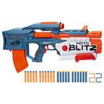 Hasbro Elite 2.0 Motoblitz Blaster CS-10 10 Darts motorisiert, Airblitz 6 Darts auf einmal, Ladegerät, 22 Darts, Mehrfarbig (Amazon Prime)