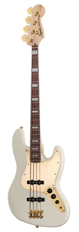 Squier 40th Anniv. Stratocaster, 2 Farben ab 298€ | Squier 40th Jazz Bass OW 329€