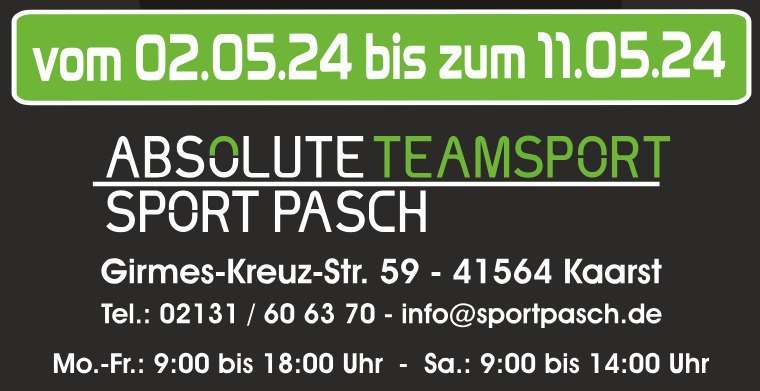 (lokal-Kaarst 41564) Lagerverkauf von Sportpasch /z.B. ON Cloud 5 für 75€ / ON Cloud X 80€