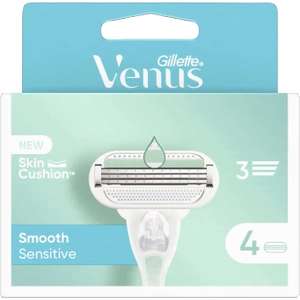 16x Gillette Venus Smooth sensitive Rasierklingen, bei Abholung sogar 24,17€ (1,51€ pro Klinge) / 16x Smooth Klingen bei Abholung für 17,62€