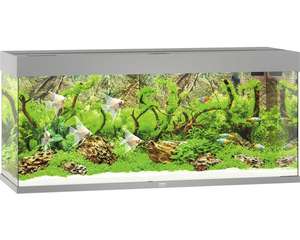 Aquarium Juwel Rio 240 LED-Beleuchtung, Pumpe, Filter, Heizer, grau