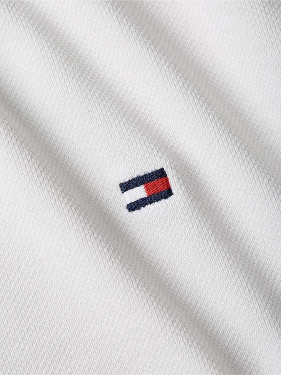 Tommy Hilfiger 1985 Herren Langarm-Poloshirt (Amazon) in weiß (Gr. XS bis XL, 3XL) Passform: Regular Fit
