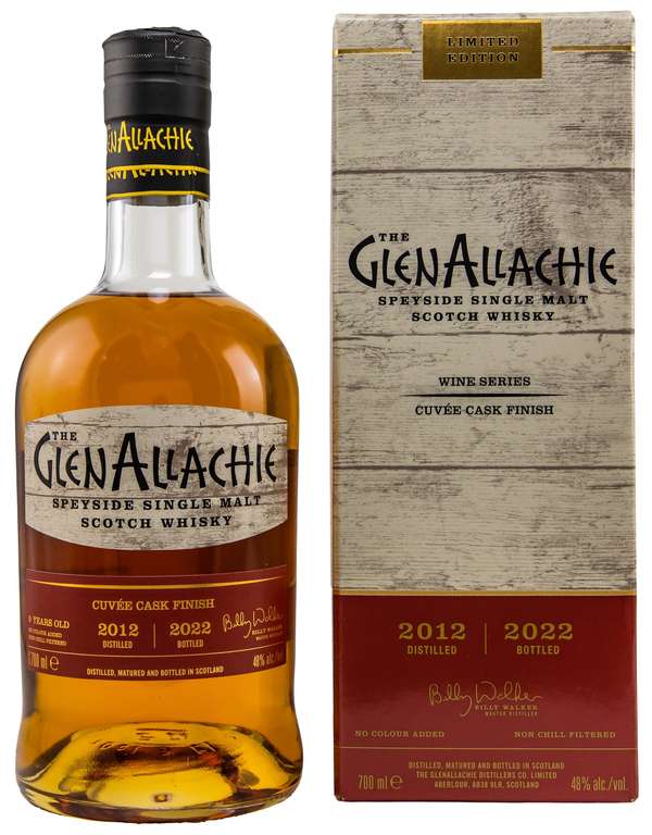 GlenAllachie 9 Jahre 2012/2022 Wine Cask Cuvee 48% vol. Single Malt Whisky