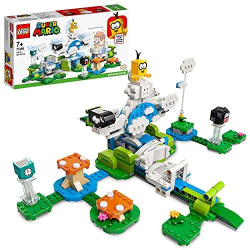LEGO 71389 Super Mario Lakitus Wolkenwelt – Erweiterungsset, baubares Kinderspielzeug zum Sammeln, Geschenkidee