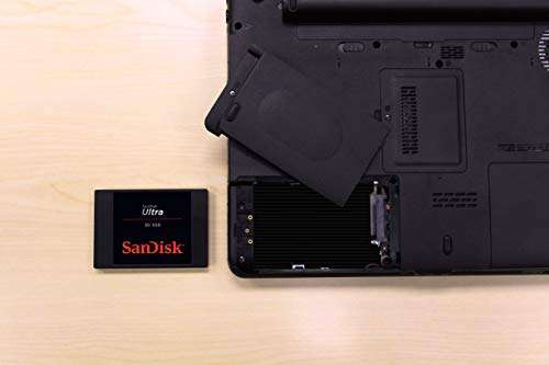 SanDisk Ultra 3D SSD 500 GB interne SSD (SSD intern 2,5 Zoll, stoßbeständig, 3D NAND-Technologie, nCache 2.0-Technologie, 560 MB/s