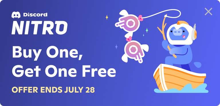 Discord Nitro - 1 Monat kaufen + 1 Monat gratis