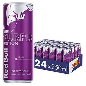 Amazon Prime Abo: 24x (je~71Cent) 250ml Red Bull Purple Acai-Beere, mit 5er Abo deutlich günstiger