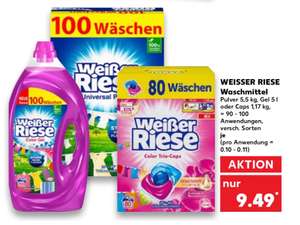 Kaufland: Weißer Riese Universalwaschpulver 100 Wäschen