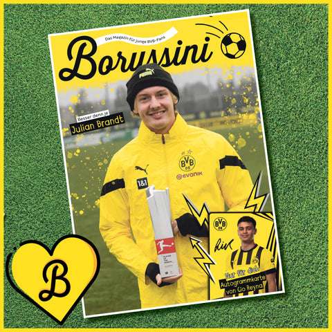Freebie: Ein Heft "Borussini" kostenlos und unverbindlich bestellen