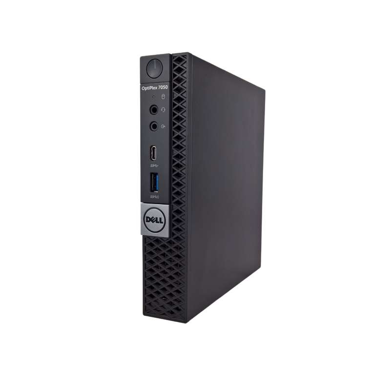 (gebraucht - sehr gut) DELL D10U OptiPlex 7050 Micro MFF i3-7100T 3.4GHz 4-8GB 256-512GB SSD M.2 Win10 Pro inkl. WLAN