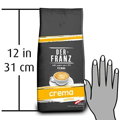 Amazon Sparabo - Der-Franz Crema-Kaffee, ganze Bohne 4 x 1kg! (19,15€ mögl)