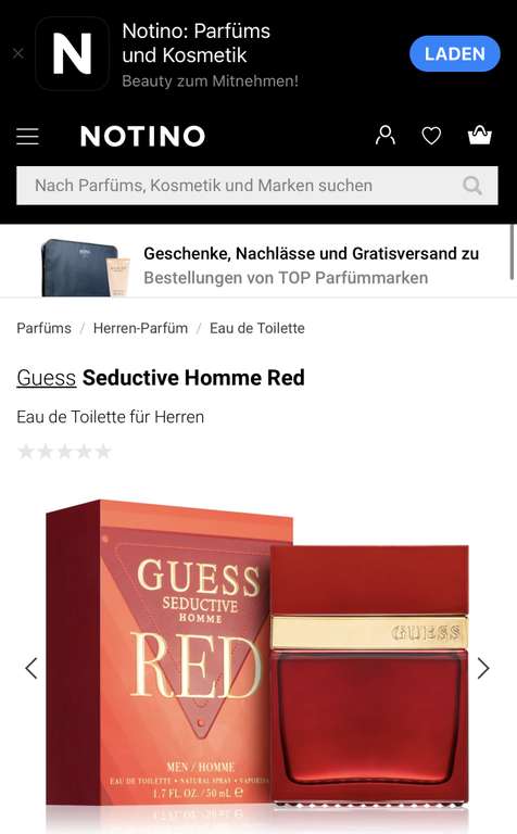 Guess Seductive Homme Red 50ml Parfum
