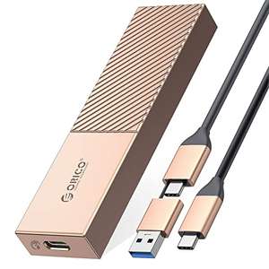 ORICO NVMe Gehäuse Aluminium USB C zu M.2 SSD Gehäuse, USB 3.2/3.1 Gen 2 (Prime)